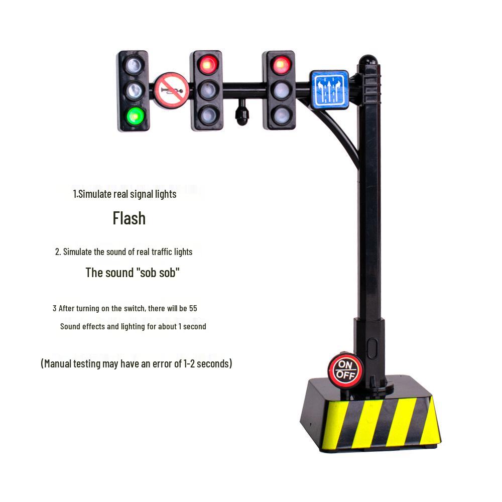 Детская игрушка-светофор со светом и звуком для имитации дорожной сцены в детском саду