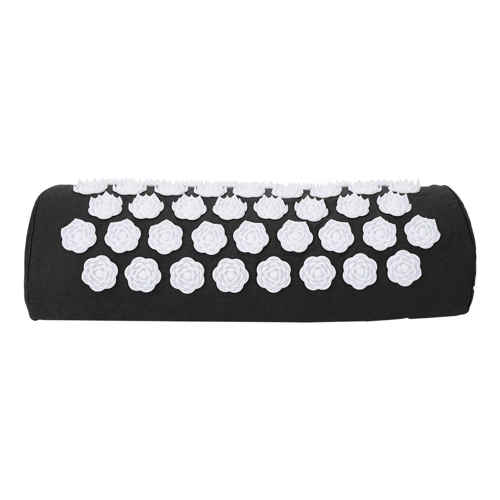 Massager Cushions for Yoga Acupressure Pillow Muscle Relax Back Pain Relief Pillow Black