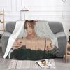 Music Singer Ayliva Blankets Soft Warm Flannel Throw Blanket Plush for Bed Living Room Picnic Travel Home Couch