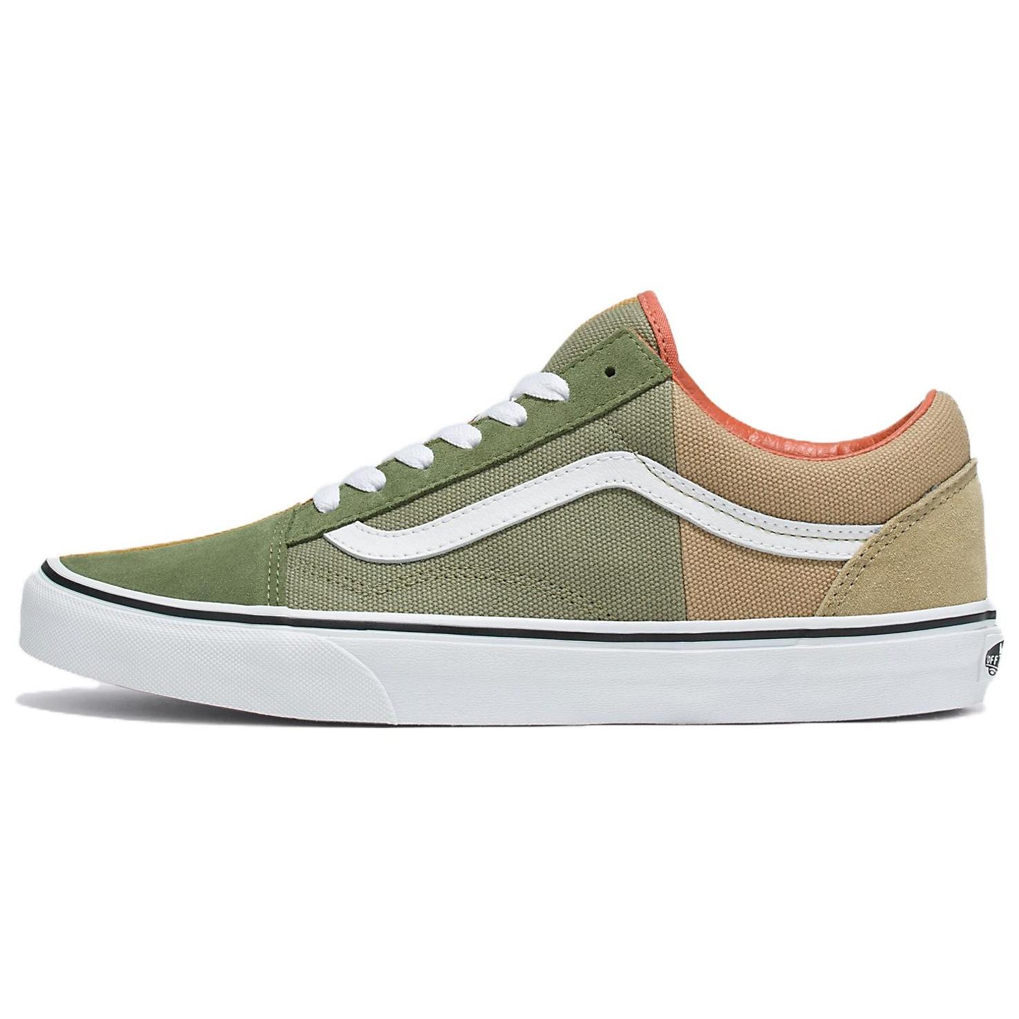 Vans Old Skool Split Duck Canvas Green Beige Men s VN0009QH448 EU 36.5