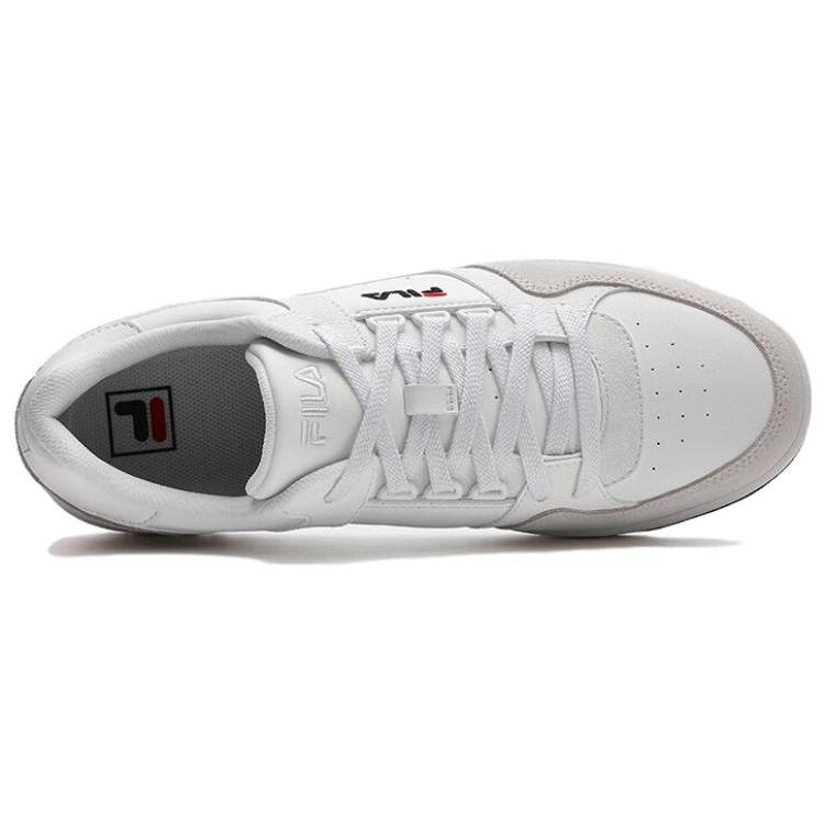 New FILA Arcade Low Skate Shoes 'White Grey' F12M342208FBW