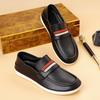 Fashion Genuine Leather Men Casual Shoes Leisure Travel Men Loafers Moccasins Breathable Slip on Flats Versatile Male Driving Footwear