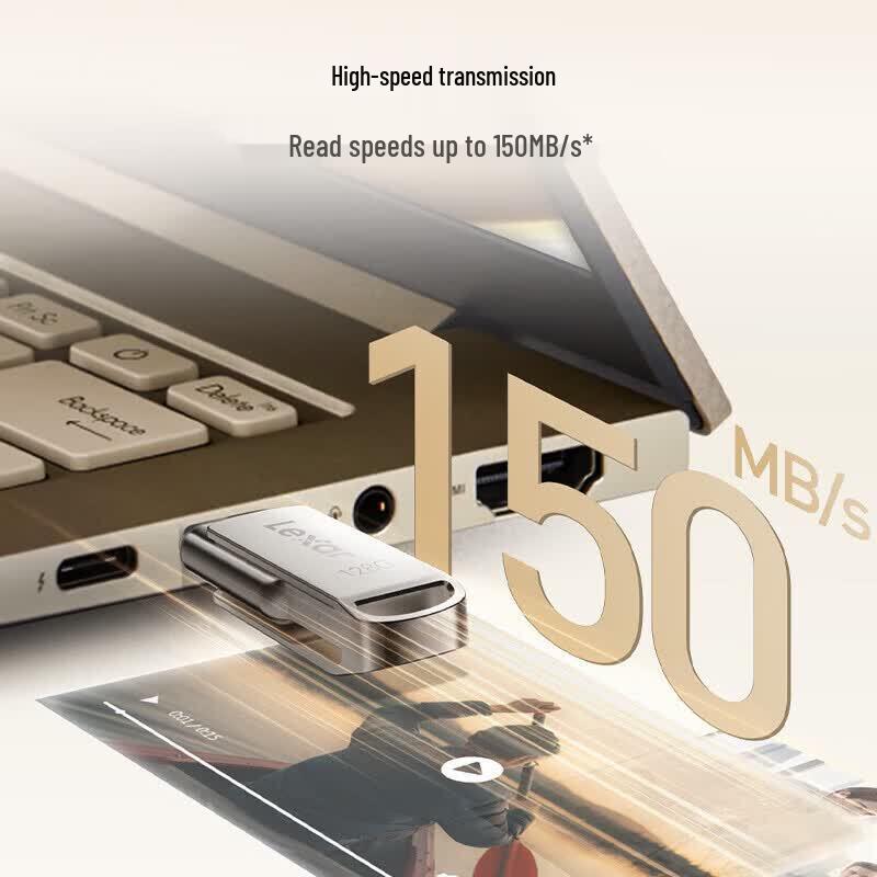 Lexar D40T Dual-Port USB 3.1 Encrypted Flash Drive