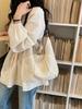 Handmade Crochet Underarm Tote Bag - Casual Lazy Style Shoulder Bag