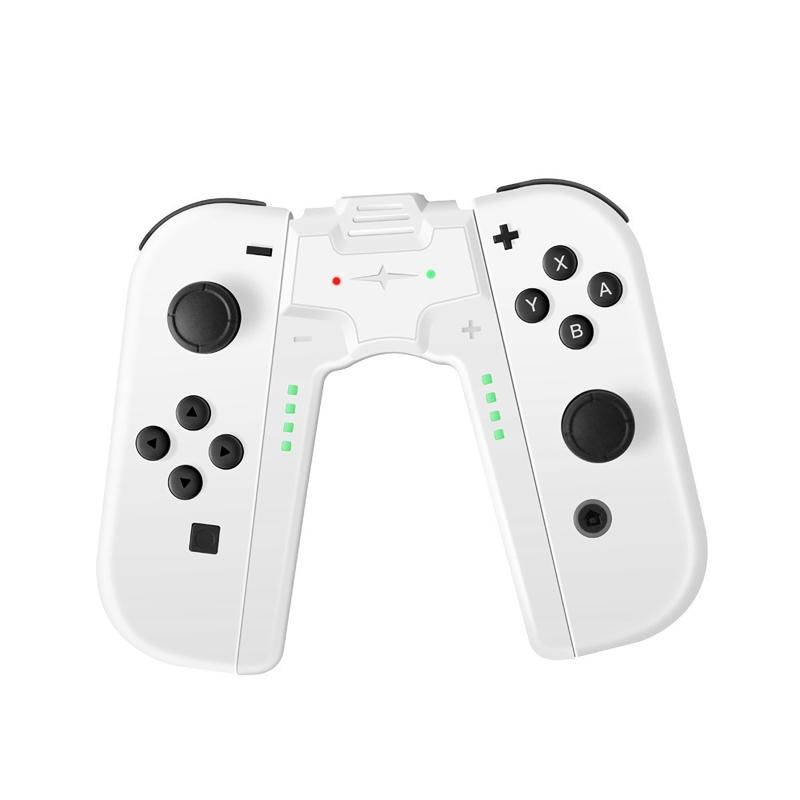 Controller Charger V Shaped Designing Left Right Handle Charging Grip with LED Light Status