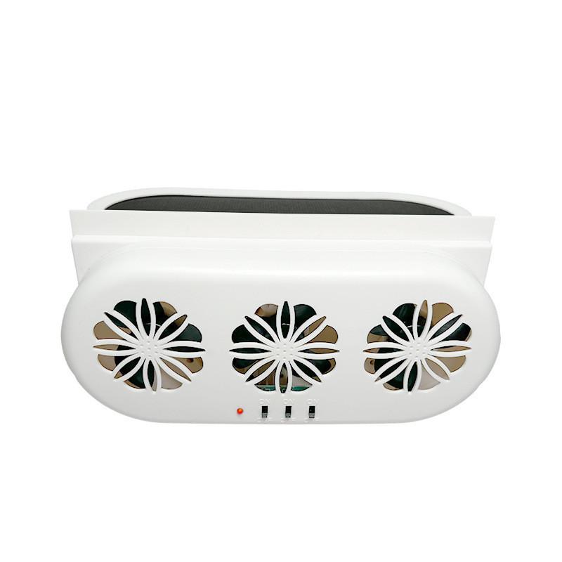 Solar Car Vent Fan With Usb And Solar Power For Cabin Cooling And Air Circulation