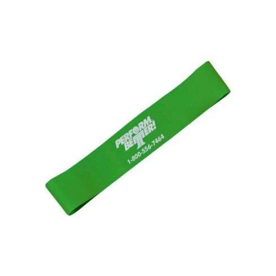 

PERFORM BETTER Mini Medium Value Pack of 10 Bands, (Green), (6541-pack) зелёный