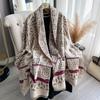 Autumn And Winter Scarf Women'S Cashmere Double-Sided Dual-Purpose High-Grade Texture Shawl Air Conditioner Warm Wool Scarf