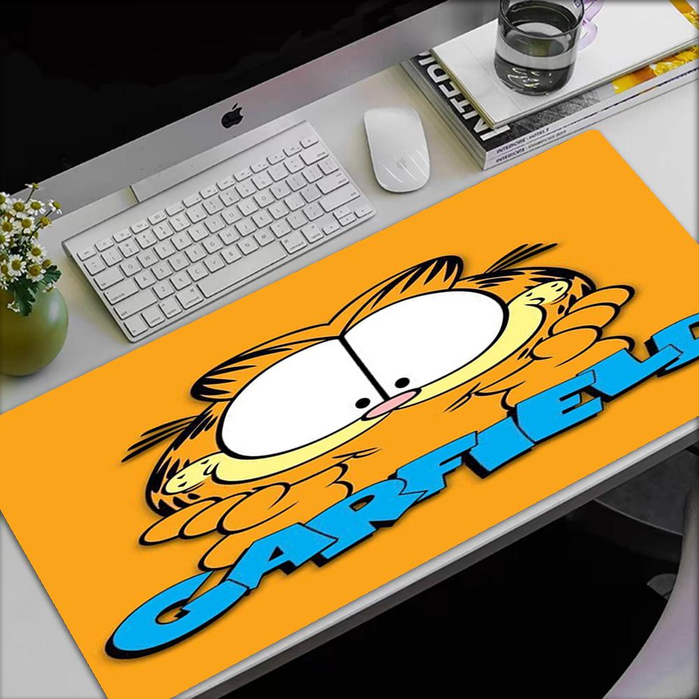 Garfield Theme Mouse Pad, Non Slip Rubber Base, Multifunctional Office & Home Decor, Perfect for Workspace Personalization.