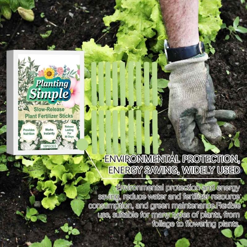 Plant Growth Support Sticks Improve Nutrient Enhances Soil Condition and Increase Resistance Perfect for Gardens Farms