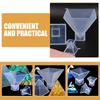 High Quality Silicone Pyramid Mold for Resin Making DIY Pyramid Shape Craft Mold for Epoxy Artwork and Desktop Ornament Projects