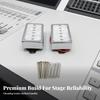 2 Pieces P90 Single Coil Pickup Set Shielded Pickups with Mounting Screws