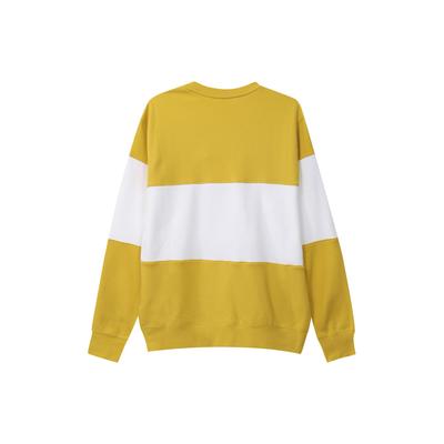 Club Men's French Terry Colour-Blocked Crew Yellow FB7849-709