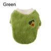 Cute Fruit Print Winter Warm Pullover Soft Fleece Pet Clothes  Soft Fleece Cat Dogs Clothing Pet Puppy Winter Vest Costume