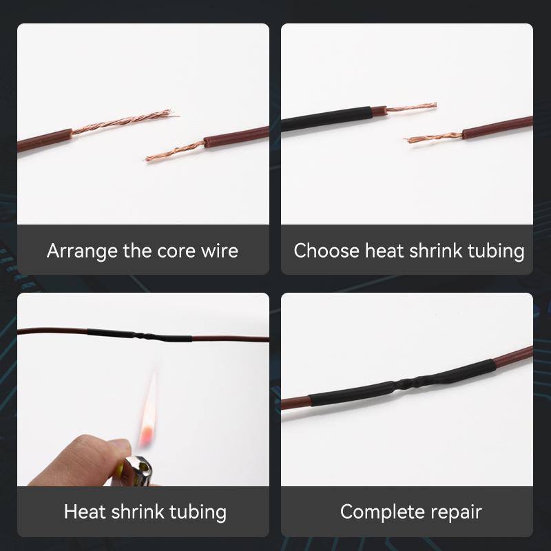 NEW 127pcs Heat Shrink Tube 140/164pcs Assorted Polyolefin Heat Shrink Tubing Tube Wire Cable Insulation Sleeves Wrap Wire Set