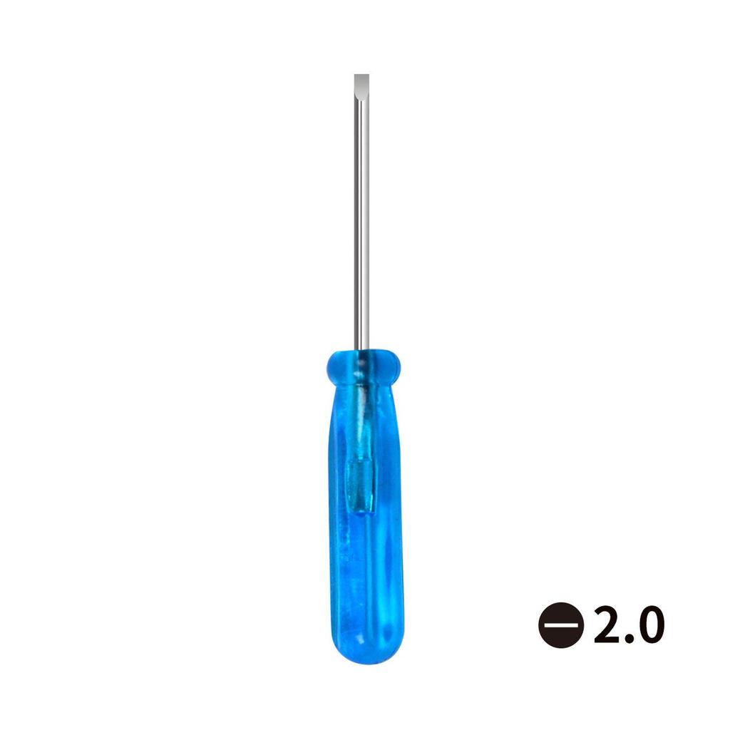 Mini 45mm Crystal Blue Handle Screwdriver for Mobile Phone Repair and Toys