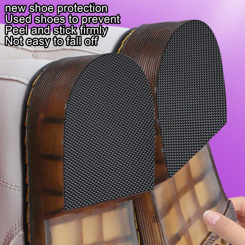 Anti Slip Sole Stickers Rubber Adhesive Shoe Sole Protector Wear-Resistant Tailorable Shoe Bottom Strips For Shoes
