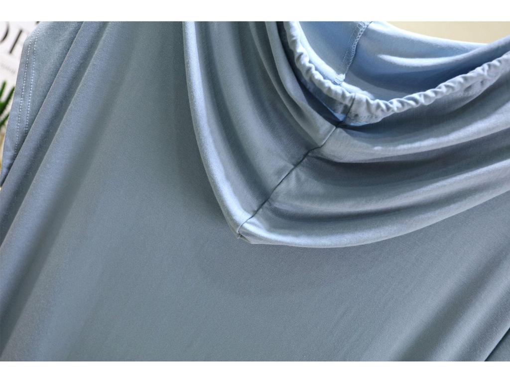 Γυναικείο Μπλουζάκι με Κουκούλα, Μοντάλ, Κοντομάνικο, Αντηλιακό - Άνοιξη/Καλοκαίρι, Μεγάλο Μέγεθος, Στενό, Καθημερινή Άνετη Εφαρμογή