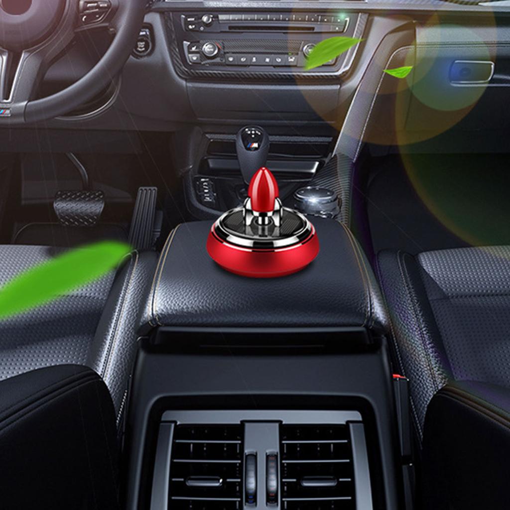 Purificador de Ar Automotivo Alimentado por Energia Solar Aromaterapia para Carro Difusor de Aroma Perfume Decoração