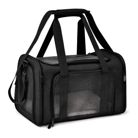 Yousheng Měkký přepravní box pro kočky Skládací cestovní přepravka pro mazlíčky Síťovaná taška na přenášení štěňat s ramenním popruhem pro kočky Malé psy