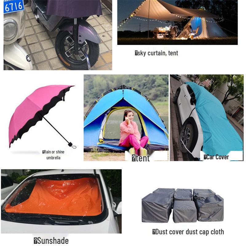 Tecido Oxford Leve: Tecido Impermeável e Resistente a UV para Guarda-sóis, Toldos e Barracas à Prova de Chuva