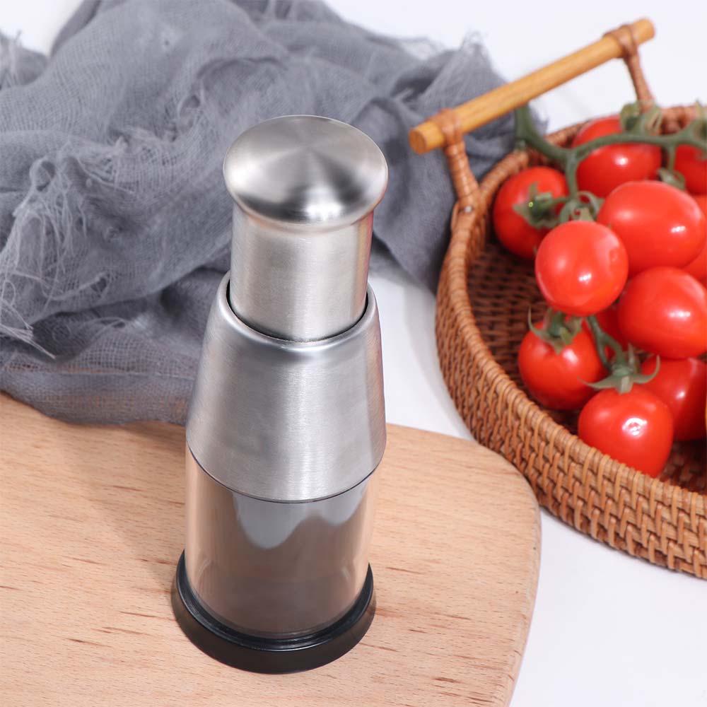 Stainless Steel Garlic Chopper Hand Press Garlic Masher Durable Crusher Squeezer  Kitchen
