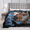John Logan Briar University Coperte Vintage Stampa Fuori Sede Leggero Sottile Coperta da Divano Camera da Letto Peluche Sottile Trapunta