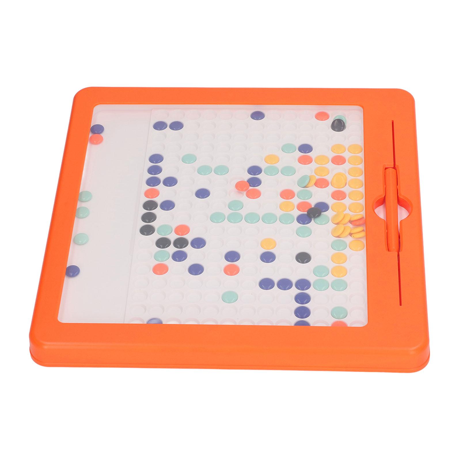 

Magnetic Drawing Board for Toddlers Colorful Educational Doodle Board with Magnetic Pen and Beads