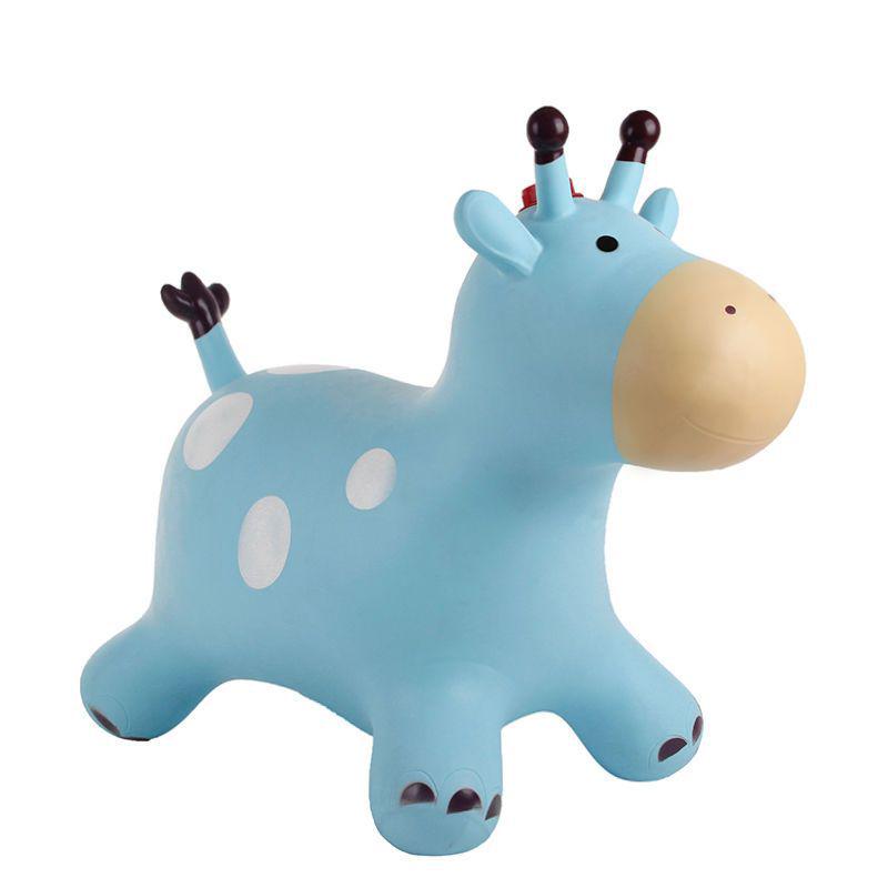 Inflatable Bouncy Horse Riding Toy with Music - Safe for Children and Adults, Non-toxic