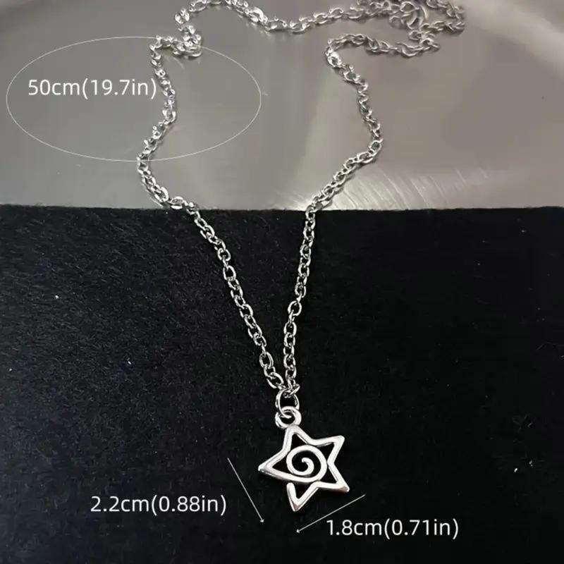 Punk Unisex Anhänger Halskette Vintage Schmuck Schlüsselbein Kette Mit Einzigartigem Design Für Den Täglichen Gebrauch