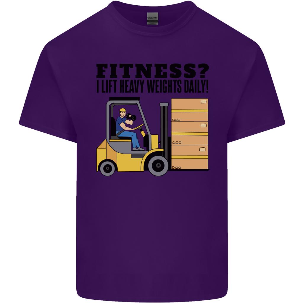 Forklift Driver I Lift Heavy Weights Funny Unisexs Light Cotton TShirt