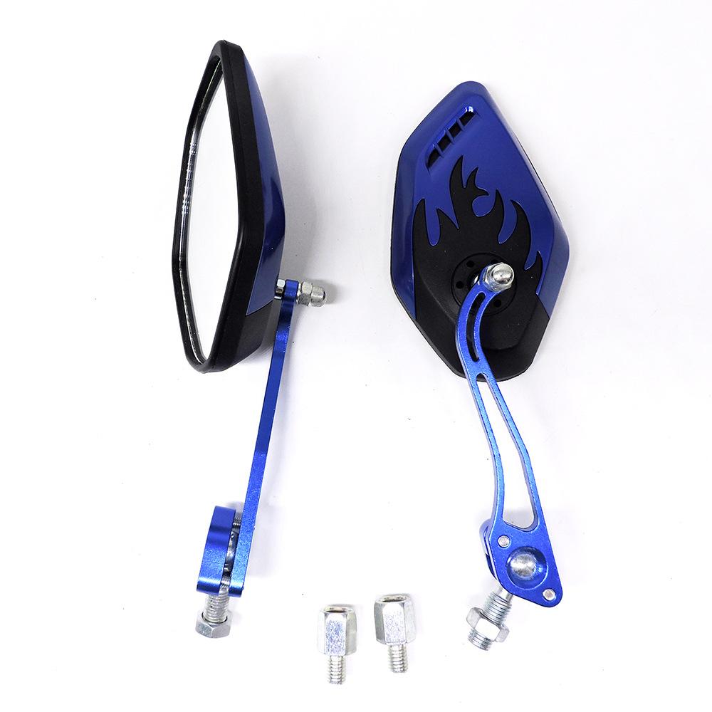 1 Pair Motorcycle Rear View Side Mirrors Auxiliary Rearview Mirror Universal Modified Parts For Scooter