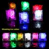 Non-Toxic 6Pcs Colorful Bathtub Light Up Toy Luminous Led Ice Cube Party Supplies Waterproof Glowing Cube Kids Bath Toy Birthday Xmas Gift