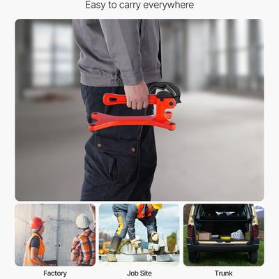 Pipe Clamp 1Celsius8in To 1-1Celsius2in Clamping Range Aluminum Alloy Plumbing Vise for Mechanical Maintenance Home Repair