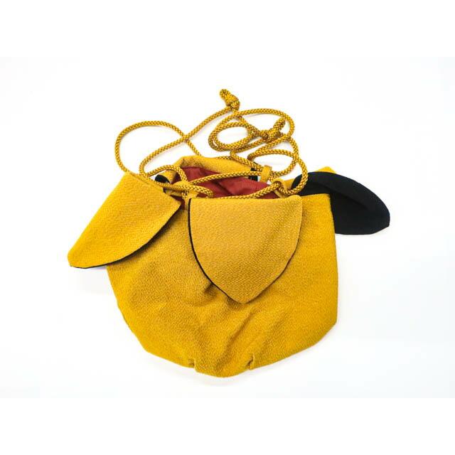 Recycled kimono, Japanese accessories, Japanese miscellaneous goods, drawstring kyo7w07-836 [Recycled] Treasure trove