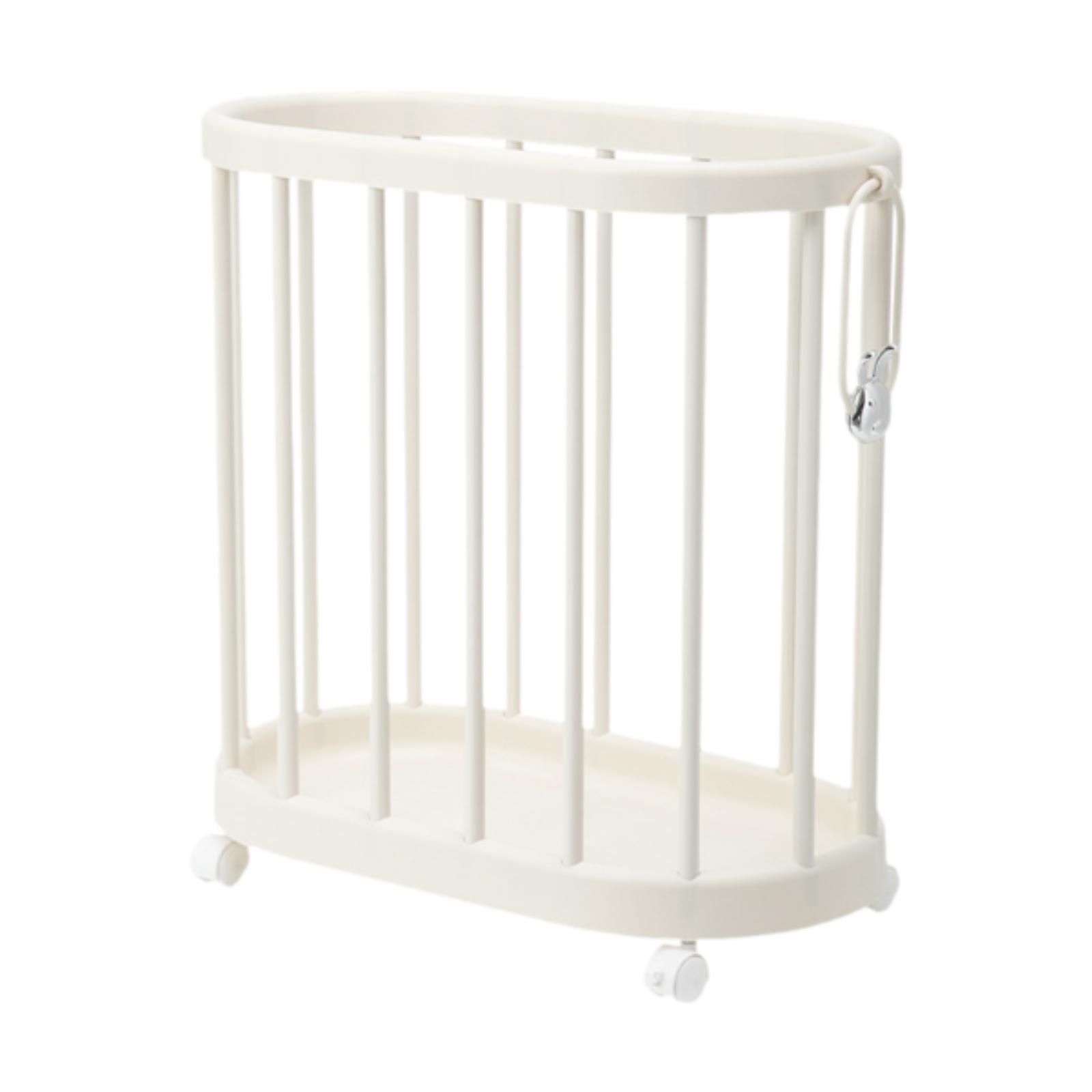 Home Gym Storage Rack Dirty Laundry Hamper Clothes Hamper Rolling Laundry Basket for Yoga Strap