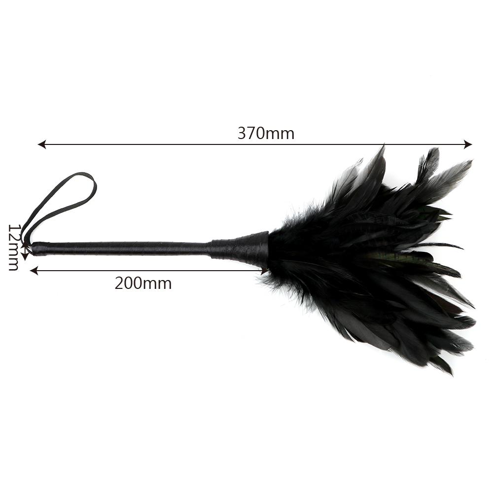 IKOKY Feather Sex Whip Clitoris Tick Massage Slave Role Play Flirting Spanking Bondage Adult Game Sex Toy for Couples Sex
