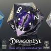 European Style Synthetic Dragon Eye Dice, Halloween Decoration, Resin Iridescent Dreamy Desktop Ornament, Unique Gift