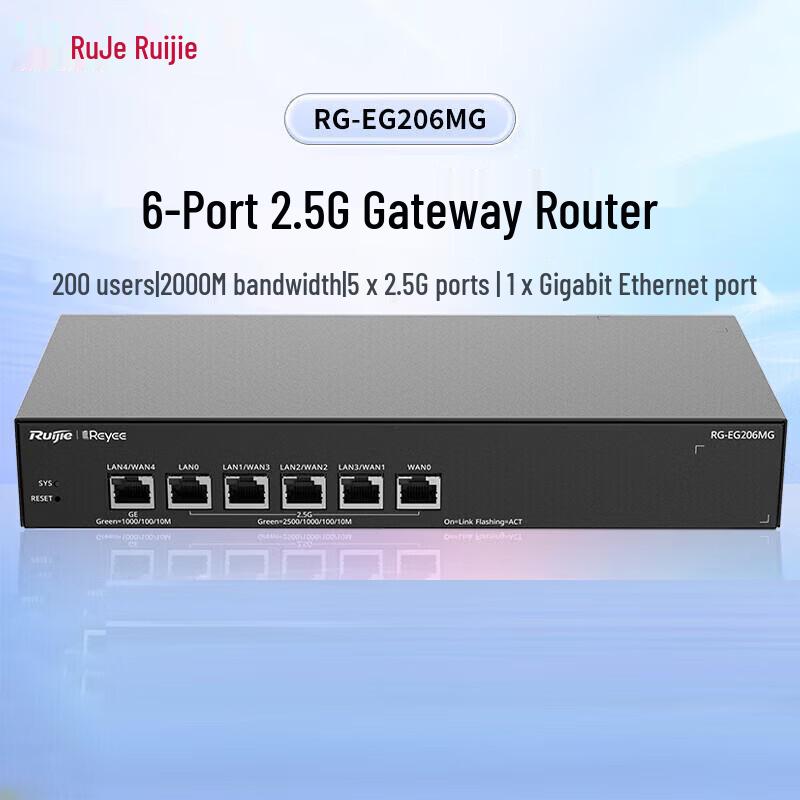 Ruijie RG-EG206MG 2.5G Gateway Router