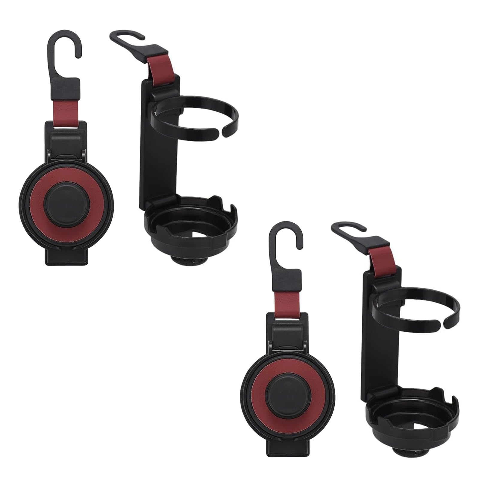 

[Set of 2] Car Drink Holder, Rear Seat Drink Holder, Car 3-Way Mini Car 2 drink holders