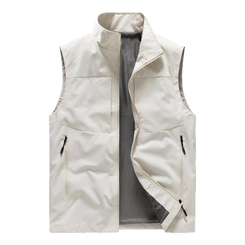 Men's Outdoor Quick-Drying Multi-Pocket Fishing & Mountaineering Vest - Waterproof & Sleeveless