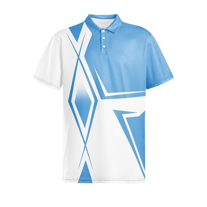 New Summer Outdoor Men's Casual Fashion Short-Sleeve Polo Shirt