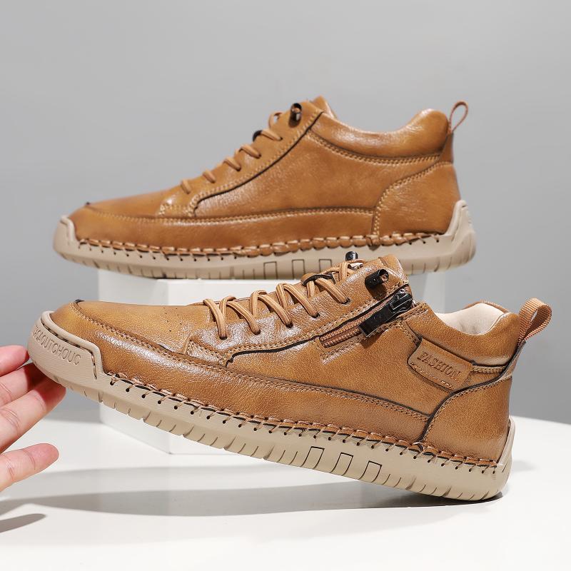 Womens/Men's Leather Shoes Large Casual Shoes Sports Men's Fashionable Casual Leather Shoes