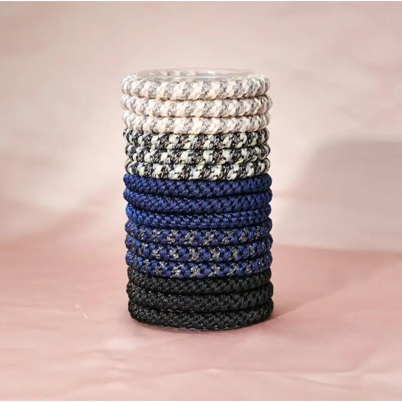 15pz Elastici per Capelli Alta Elasticità Stile Erling Haaland, Nuovi Colori Estivi Coordinati Accessori per Capelli Versatili Premium Porta Coda
