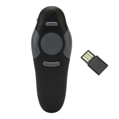 Puntatore per Presentazioni 2.4Ghz Portata di Controllo 49.2ft Plug and Play Puntatore USB per Presentazioni Opaco per