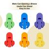 Portable Bottle Opener 6pcs Reusable Easy Can Opener Sealed Drink Beer Cola Opener Lid Remover Kitchen Supplies Camping Tools