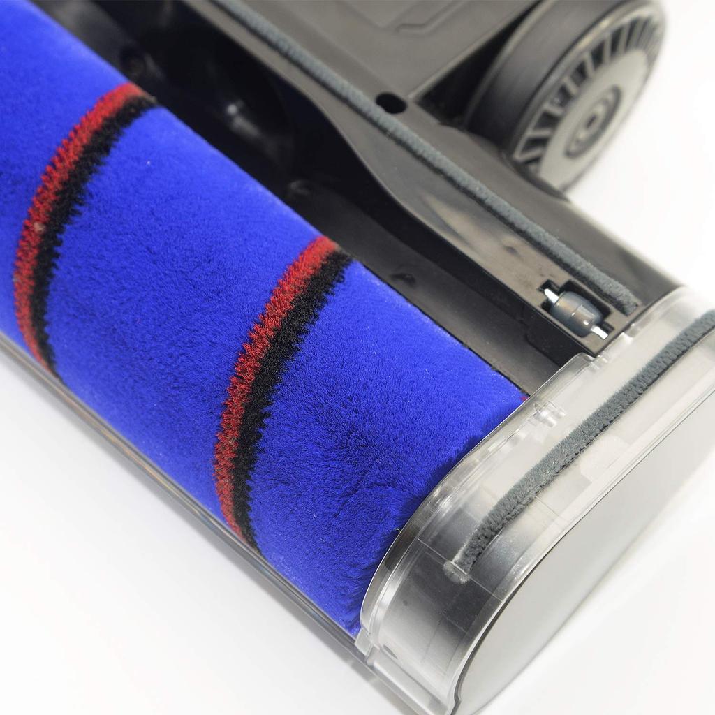 EZ Spares Replacement Brush Attachment for DYS and V11 Soft Roller Cleaner Head with Bumper Big and Rotation V7, V8, V10, Floors, Strip, Suction,