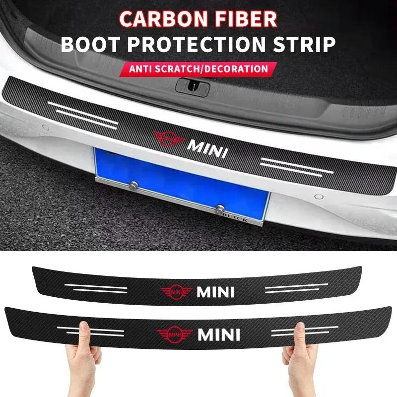 Car Door Sill Protector Plate Rear Trunk Bumper Strips Anti Scratch Stickers For Mini Cooper F54 F55 F56 F57 F60 R50 R56 R52 R53