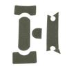 5 Stück Klettverschluss für Helm Universal DIY Verdicken Grün Helm Klettverschluss Set für MICH