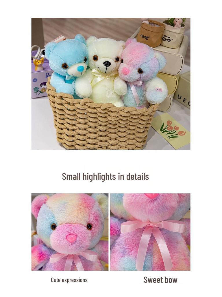 Glowing Luminous Teddy Bear Plush Toy Pillow - Perfect Valentine's Day Gift
